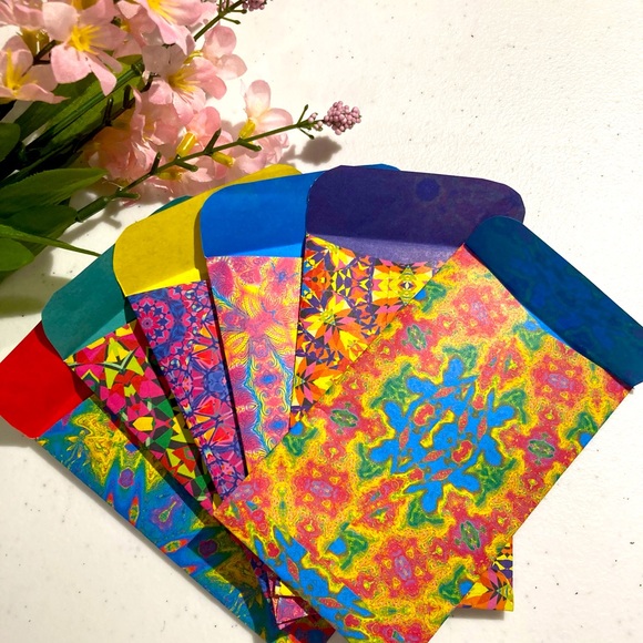 Set of 6 mini long envelopes - Picture 4 of 6